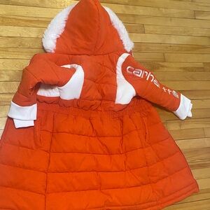 Carhartt Vibrant Orange Hooded Jacket